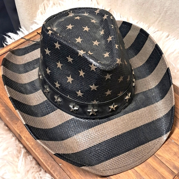 Stars And Stripes Cowboy Hat - Picture 1 of 9